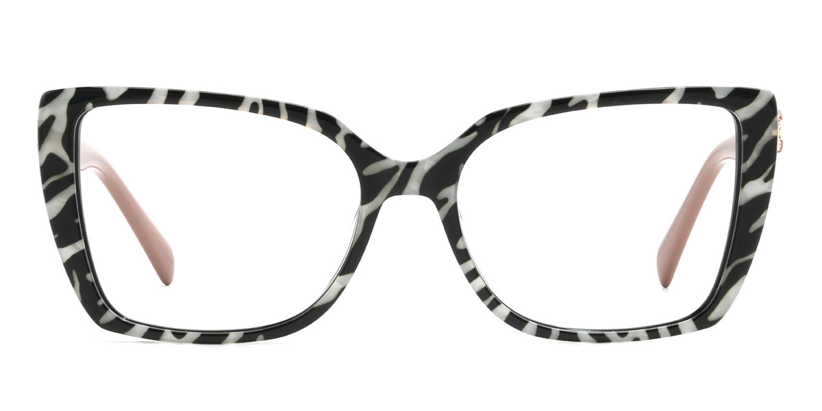 Fekete teknősbéka Filomena - Rectangle Glasses