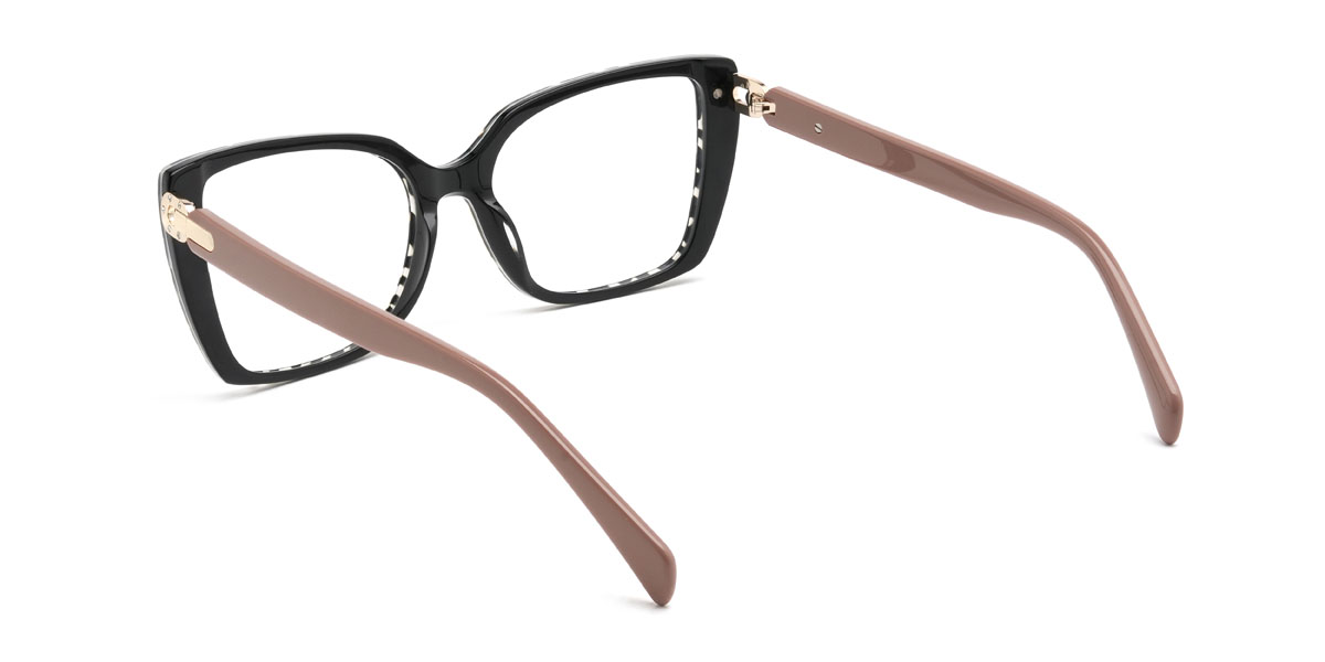 Fekete teknősbéka Filomena Szemüveg - Rectangle Glasses