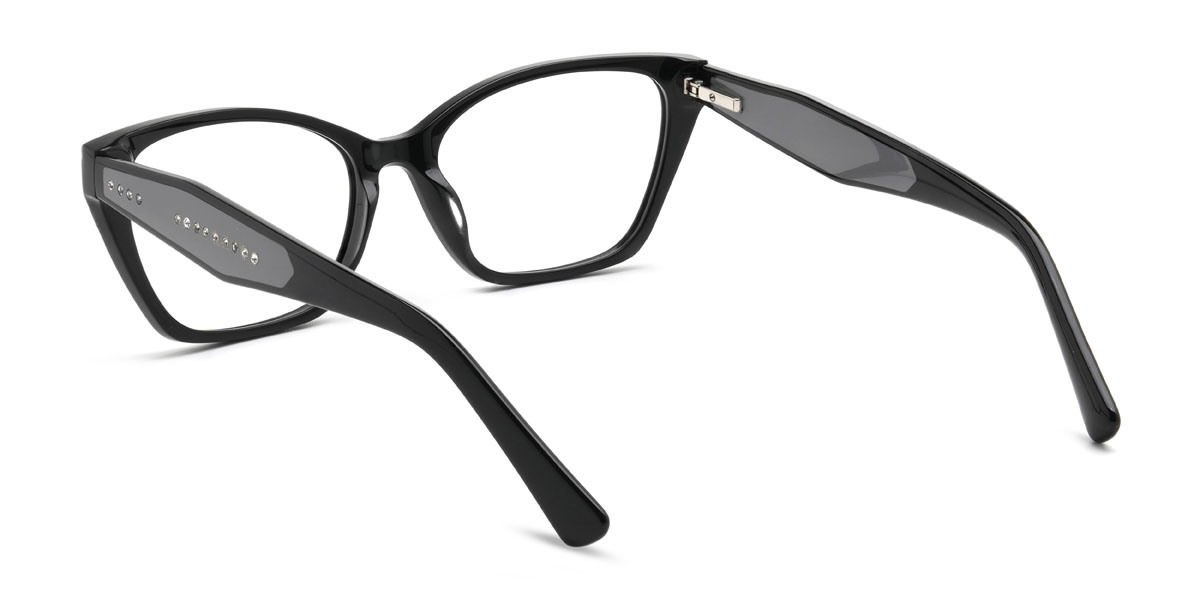 Noir Camilla Lunettes - Cat Eye Glasses