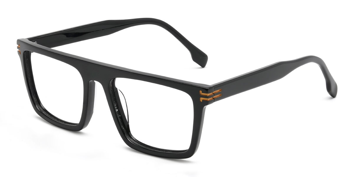 Fekete Bader Szemüveg - Rectangle Glasses