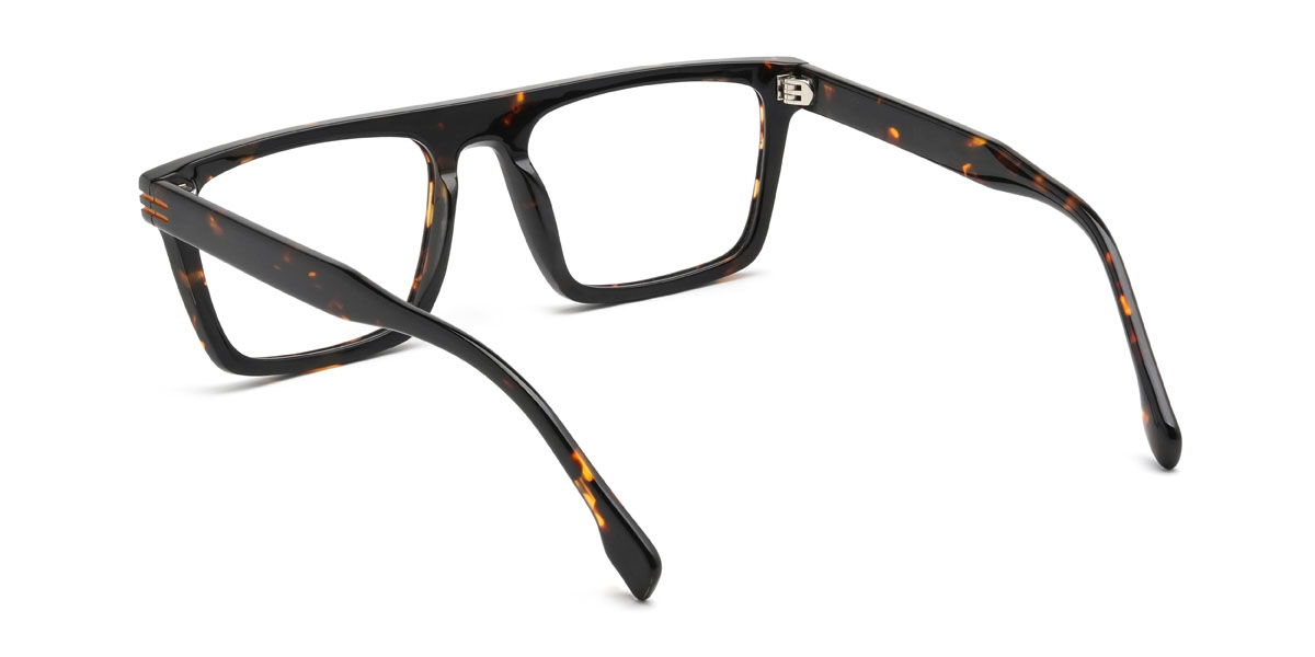 Tortoiseshell Bader Glasses - Rectangle Glasses