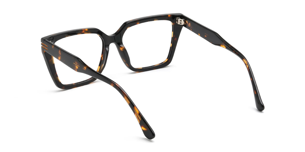 Tortoiseshell Widad Glasses - Rectangle Glasses