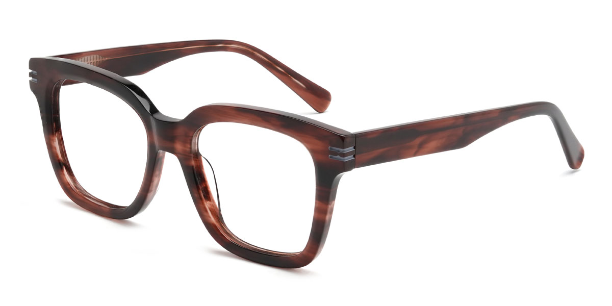 Woodgrain Abdulaziz Lunettes - Square Glasses