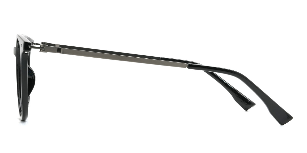 Black Francisco Glasses - Oval Glasses