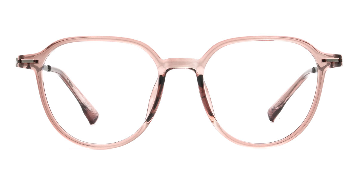 Light Pink Aishah - Oval Glasses
