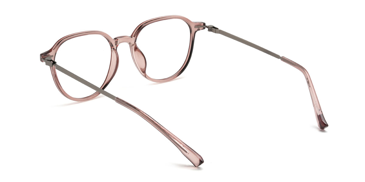 Light Pink Aishah Glasses - Oval Glasses