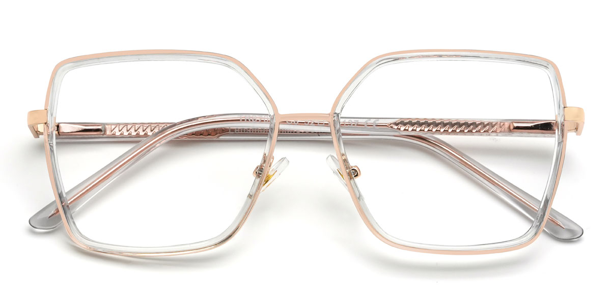 Rose Or Clair Minda Lunettes - Square Glasses