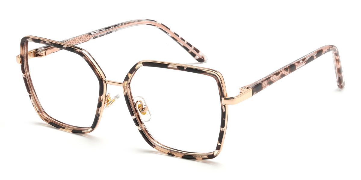 Or Écaille de tortue Minda Lunettes - Square Glasses
