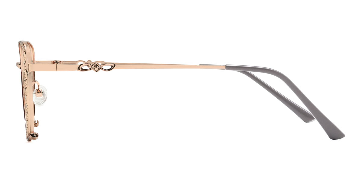 Gold Black Grey Marilyn Glasses - Rectangle Glasses