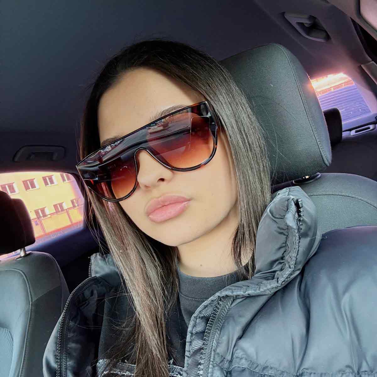 Tortoiseshell Brown Dewi Glasses - Aviator Sunglasses