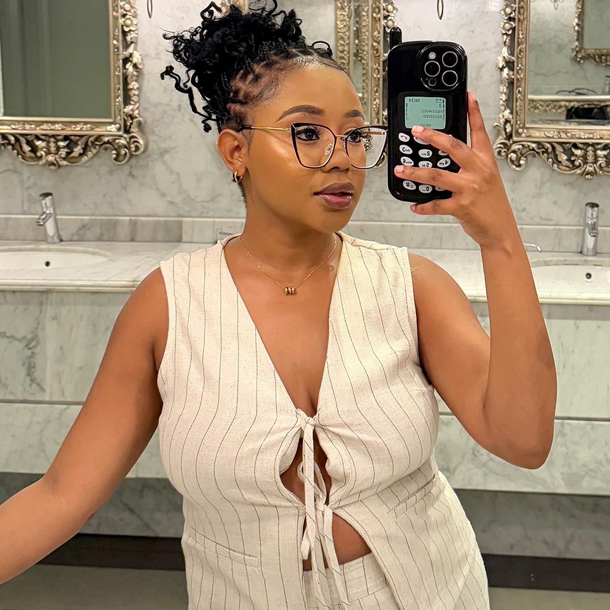 Black Kennedy Glasses - Cat Eye Glasses