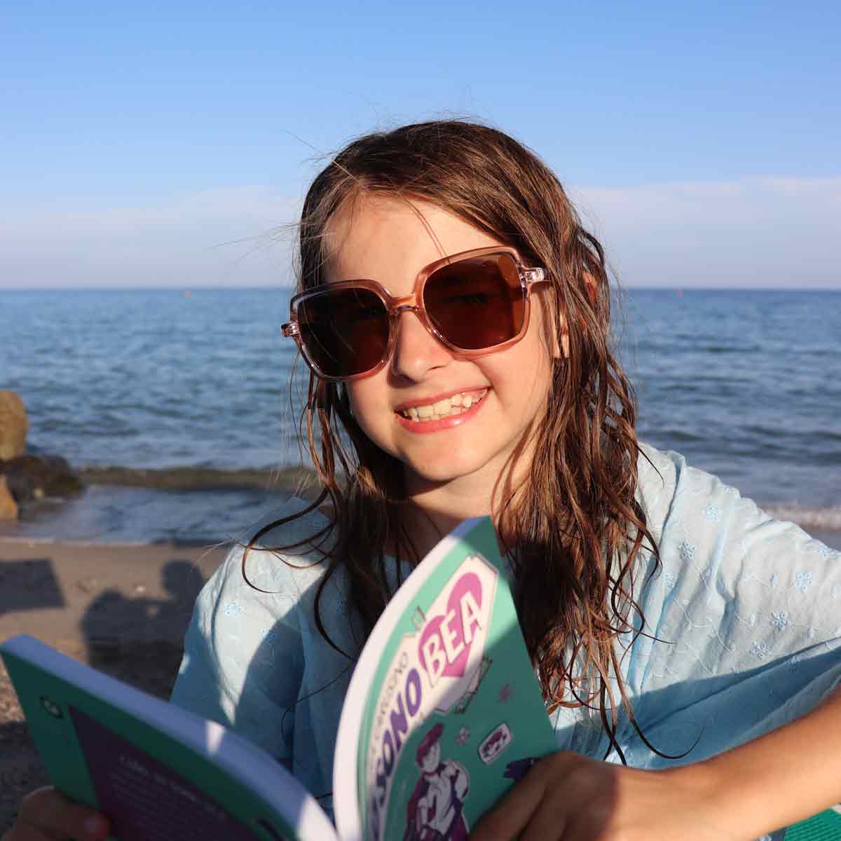 Rose Marron Violetta (Age 10-16) Lunettes - Kids Sunglasses
