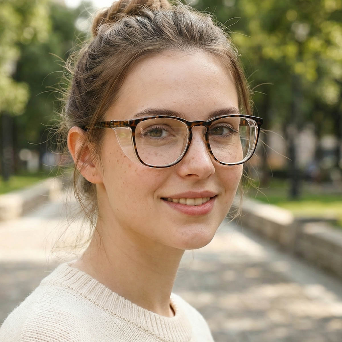 Tortoiseshell Hanita Glasses - Safety Glasses