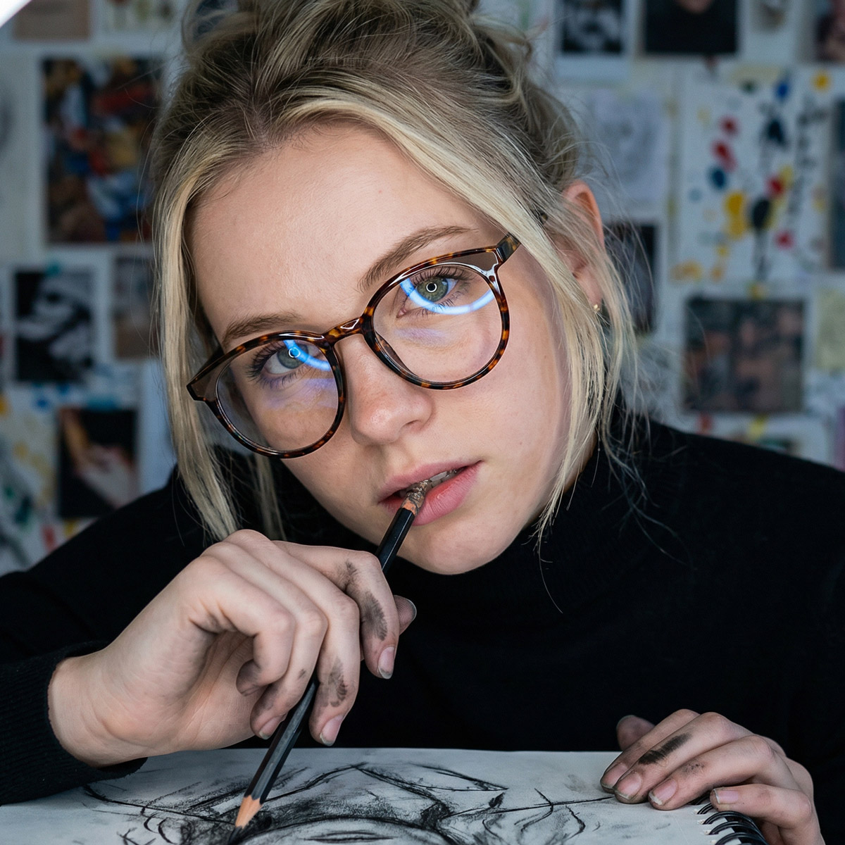 Frêne Brun Écaille de tortue Kojo Lunettes - Round Glasses