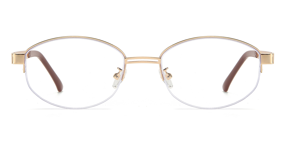 Gold Mileena - Oval Glasses