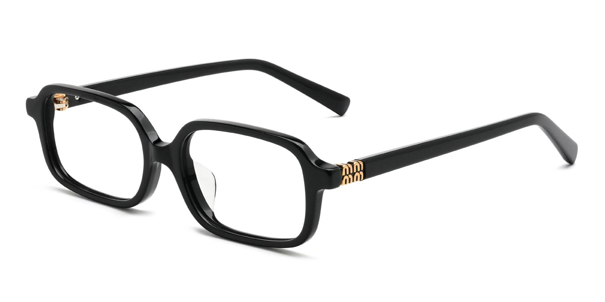 Schwarz Genaro Brille - Rectangle Glasses