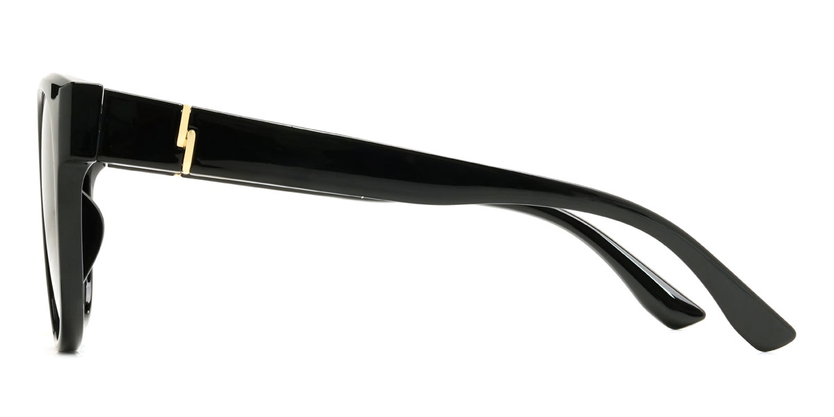 Schwarz Grau Finnegan Brille - Square Sunglasses