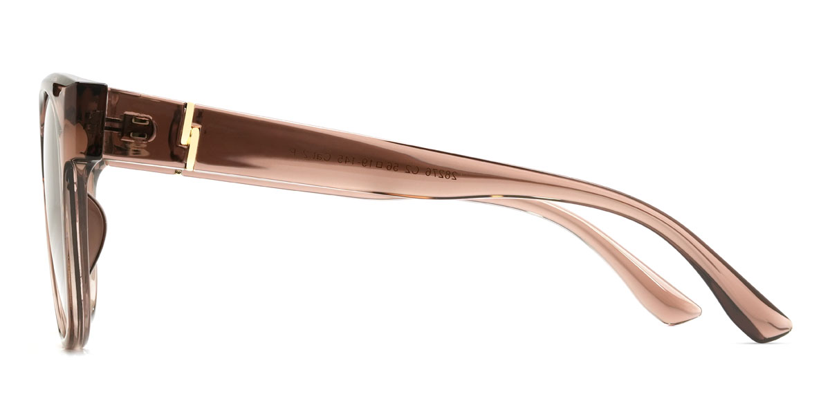 Gelbbraun Braun Finnegan Brille - Square Sunglasses