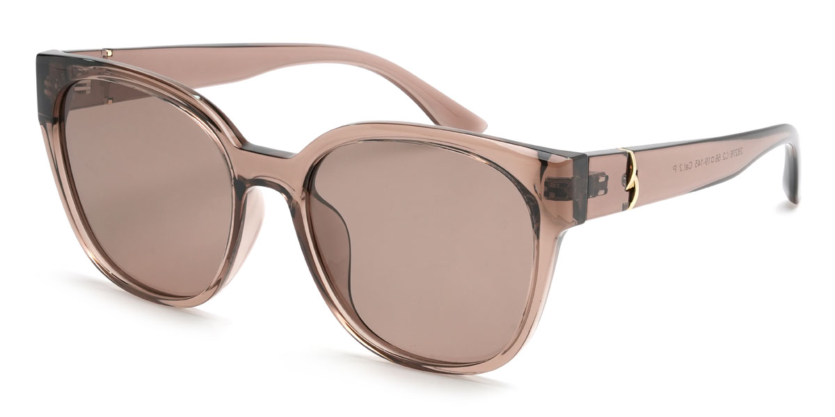 Gelbbraun Braun Finnegan Brille - Square Sunglasses