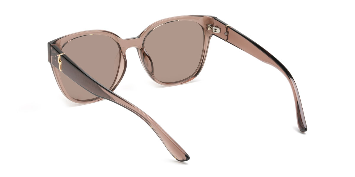 Gelbbraun Braun Finnegan Brille - Square Sunglasses