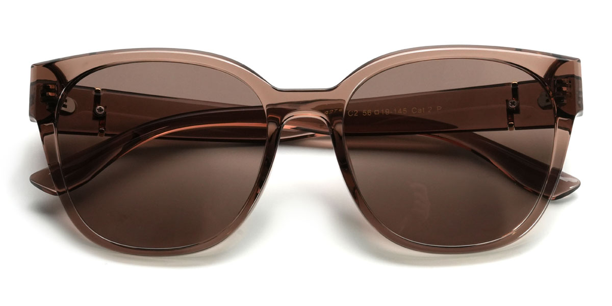 Gelbbraun Braun Finnegan Brille - Square Sunglasses