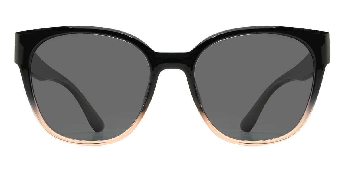 Schwarzbraun Grau Finnegan - Square Sunglasses