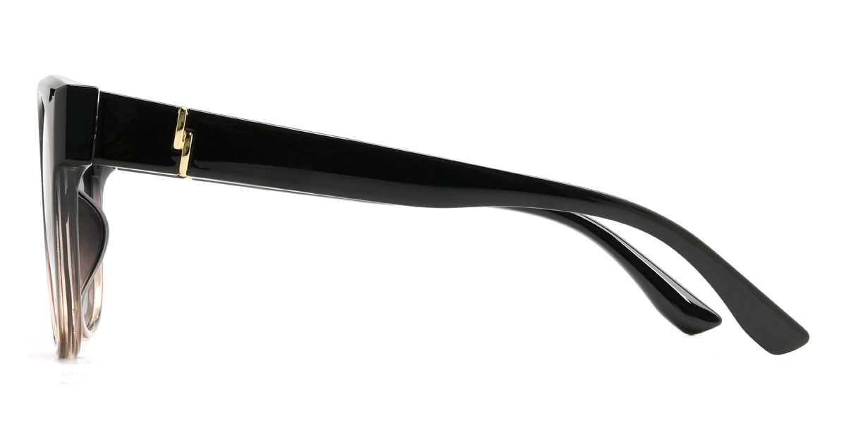 Schwarzbraun Grau Finnegan Brille - Square Sunglasses