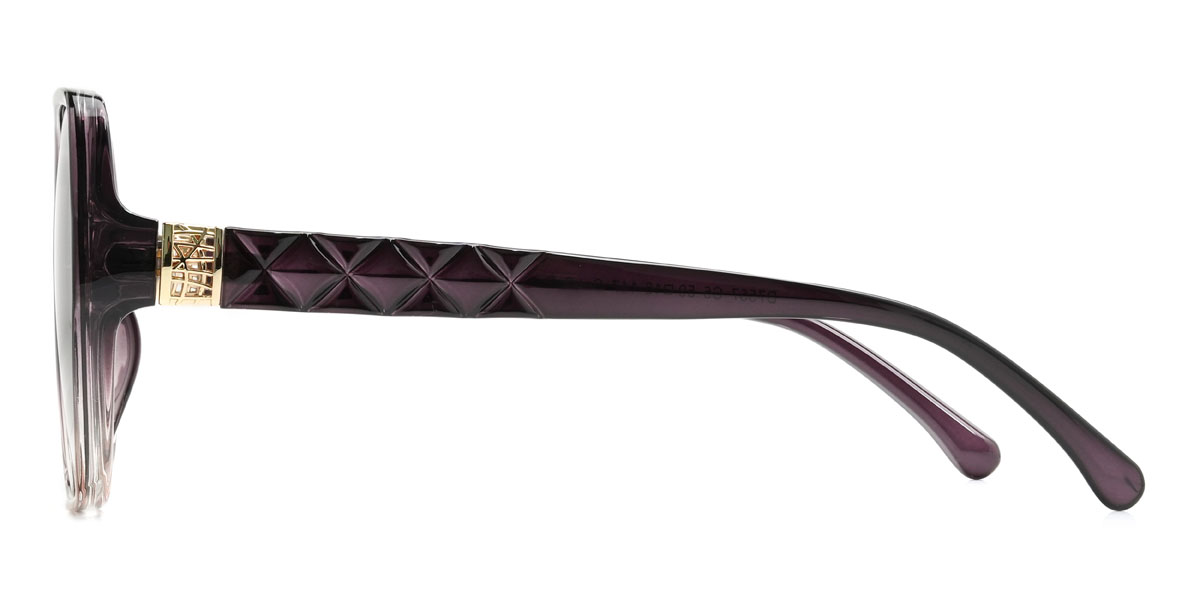 Lila Braun Verlaufslila Ahmed Brille - Square Sunglasses