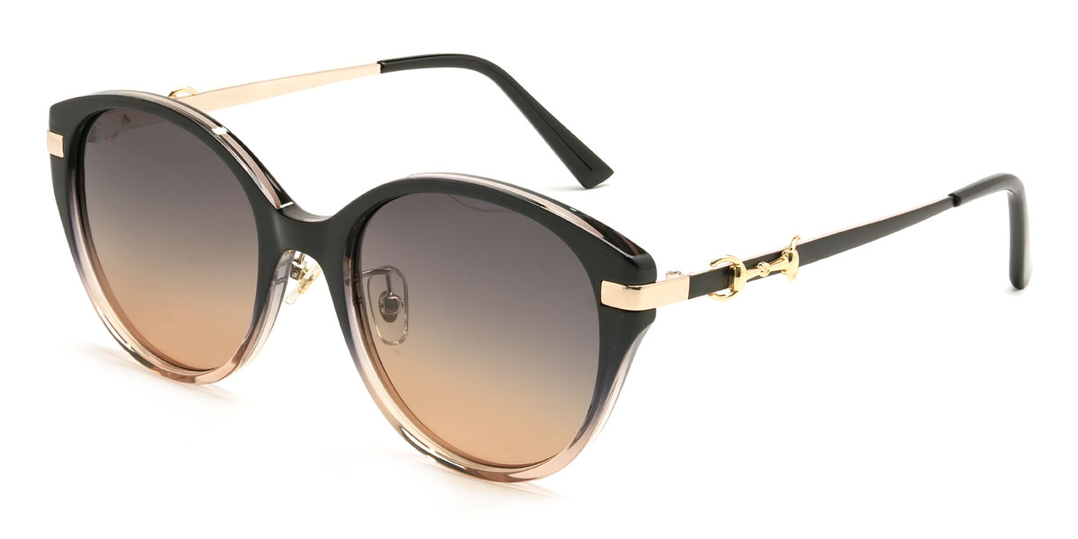 Schwarz Tawny Gradual Braun Orianna Brille - Oval Sunglasses