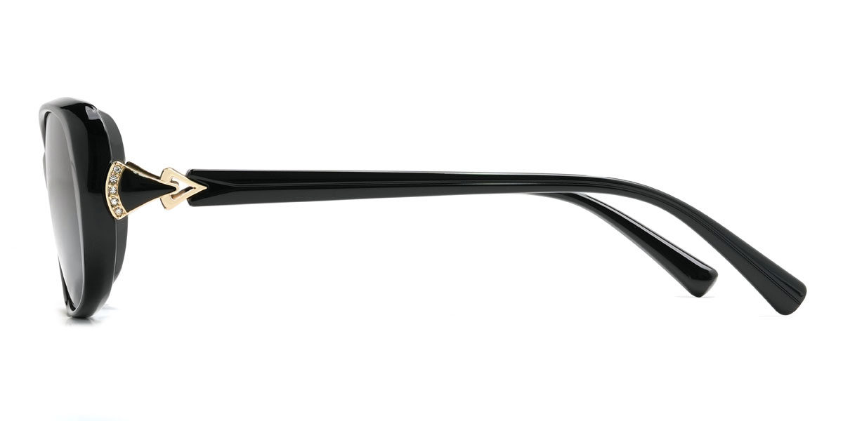 Schwarz Graduiert Lila Crosby Brille - Rectangle Sunglasses