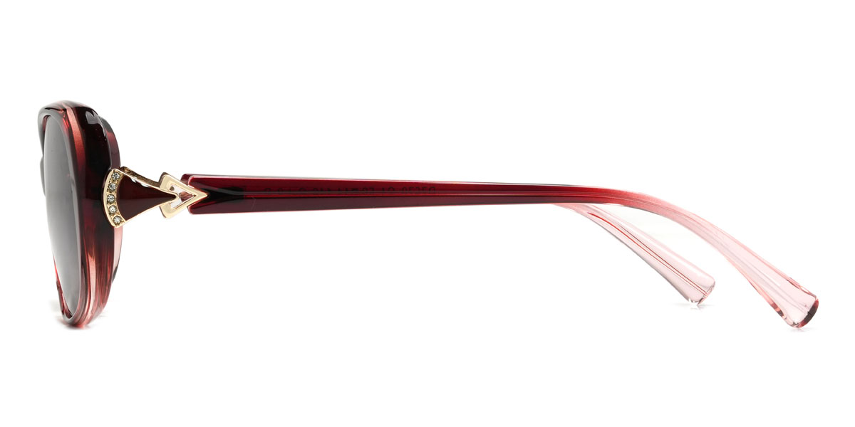 Rot Graduiert Lila Crosby Brille - Rectangle Sunglasses