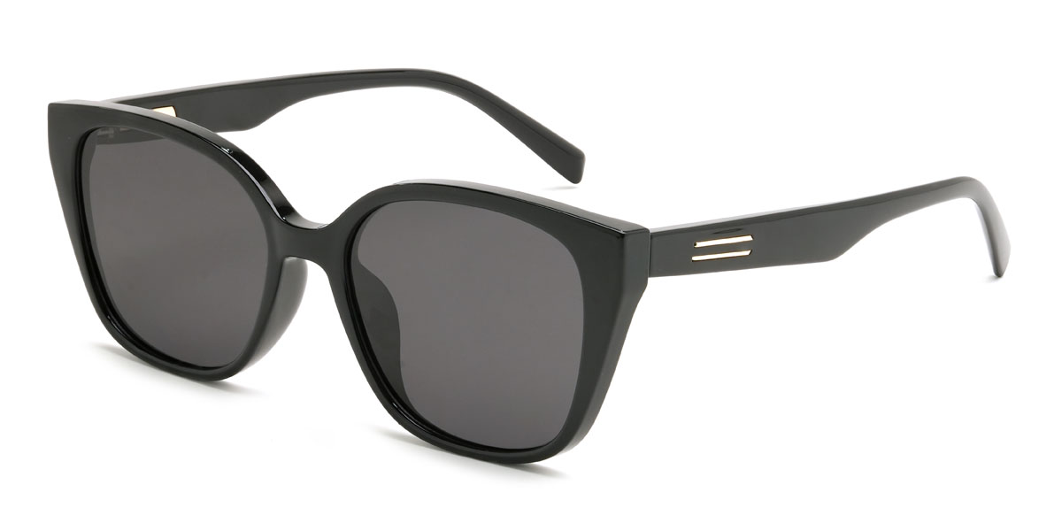 Schwarz Grau Efrain Brille - Square Sunglasses
