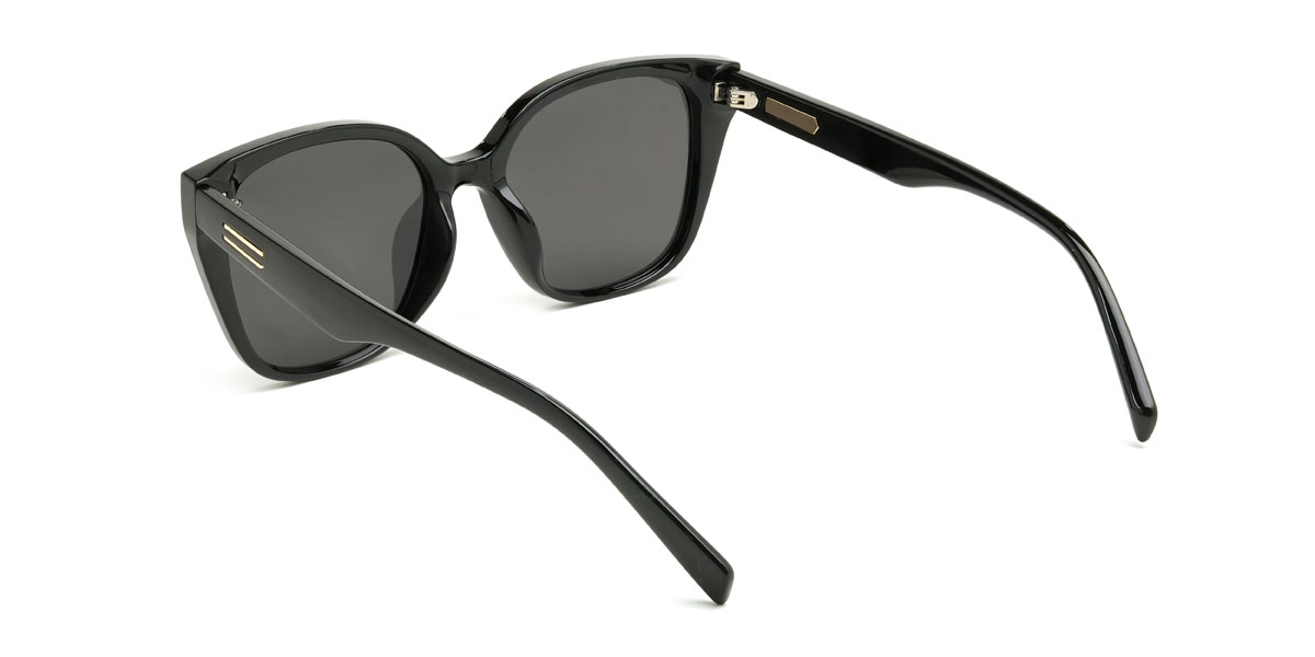 Schwarz Grau Efrain Brille - Square Sunglasses