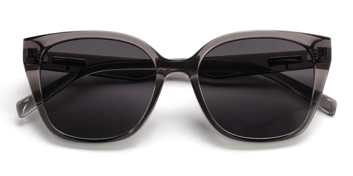 Grau Grau Efrain Brille - Square Sunglasses