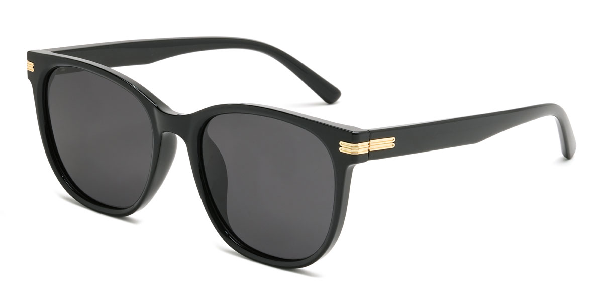 Schwarz Grau Faisal Brille - Square Sunglasses