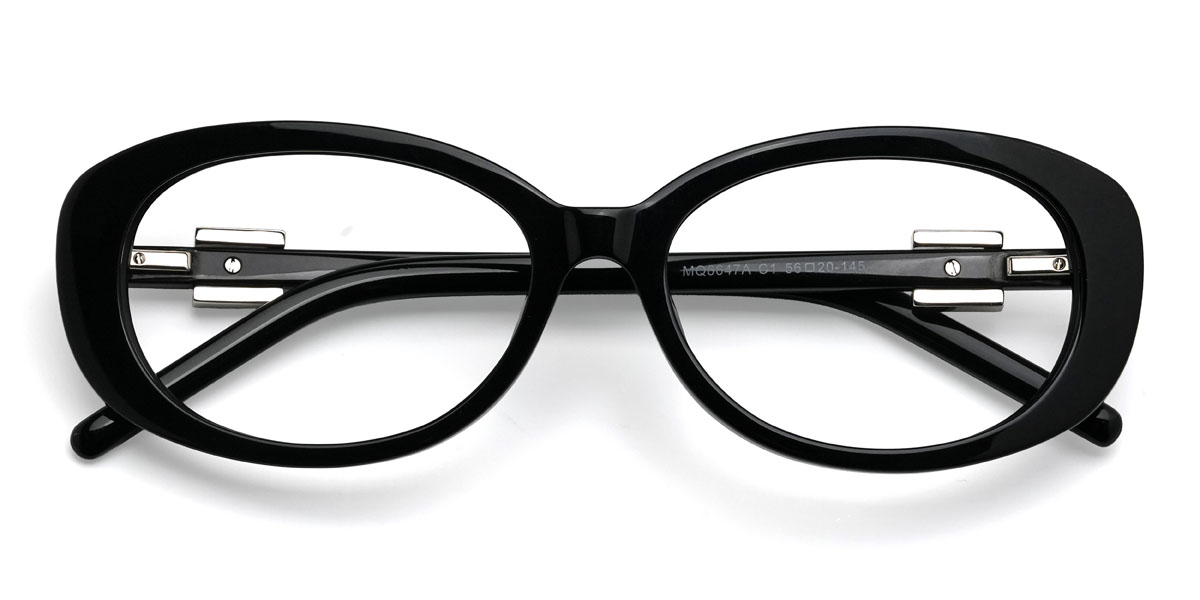 Schwarz Woodrow Brille - Oval Glasses