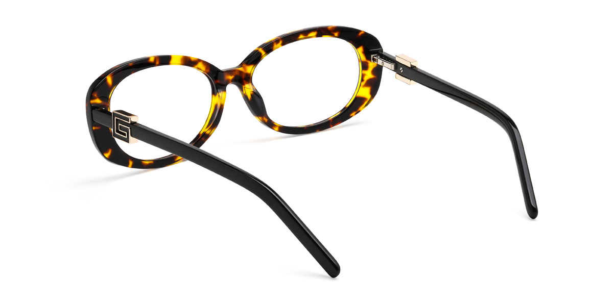 Gelb Schildpatt, Woodrow Brille - Oval Glasses