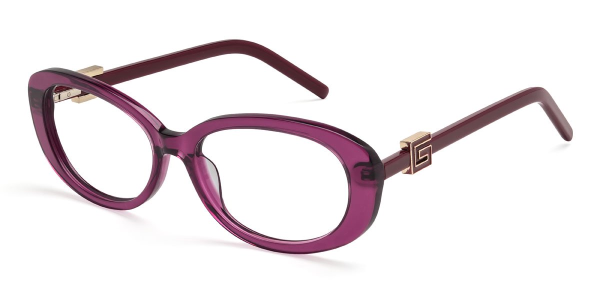 Lila Woodrow Brille - Oval Glasses