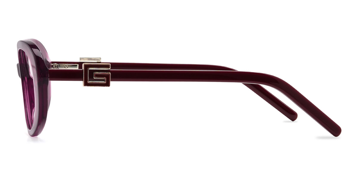 Lila Woodrow Brille - Oval Glasses