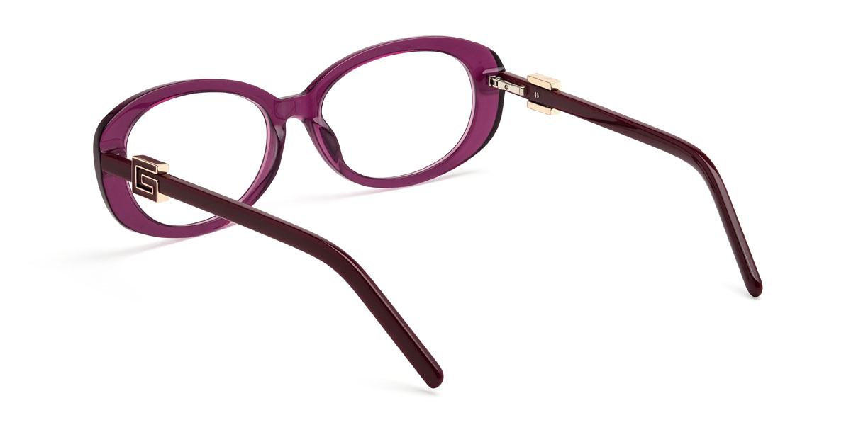 Lila Woodrow Brille - Oval Glasses