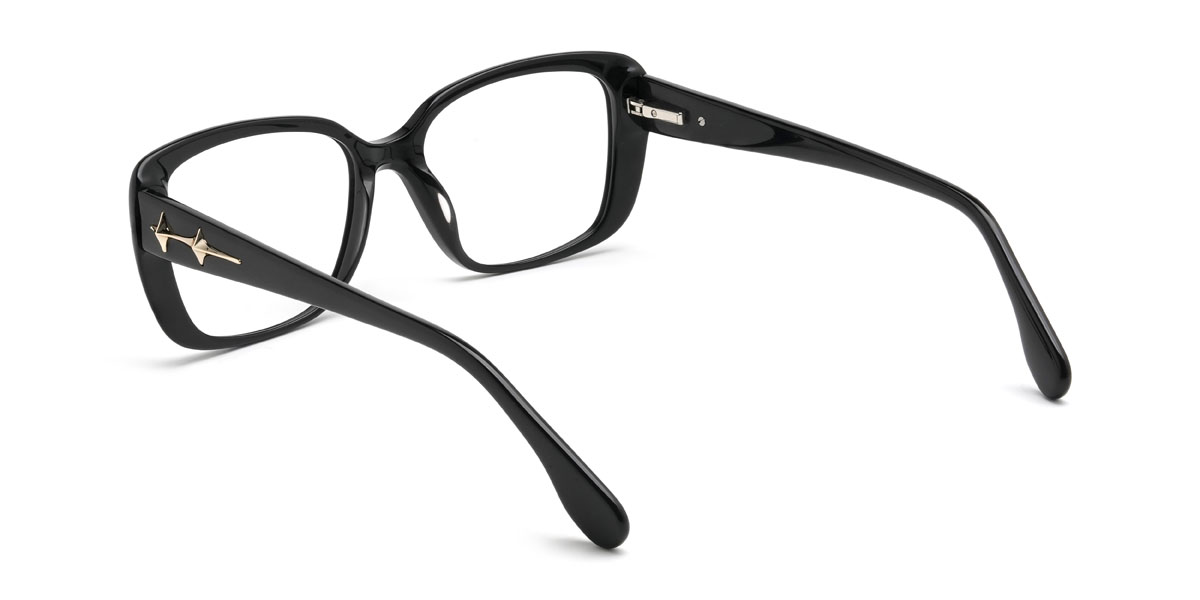 Schwarz Imara Brille - Rectangle Glasses
