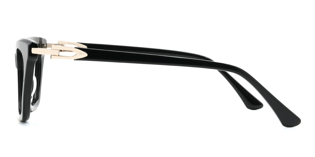 Schwarz Margot Brille - Cat Eye Glasses