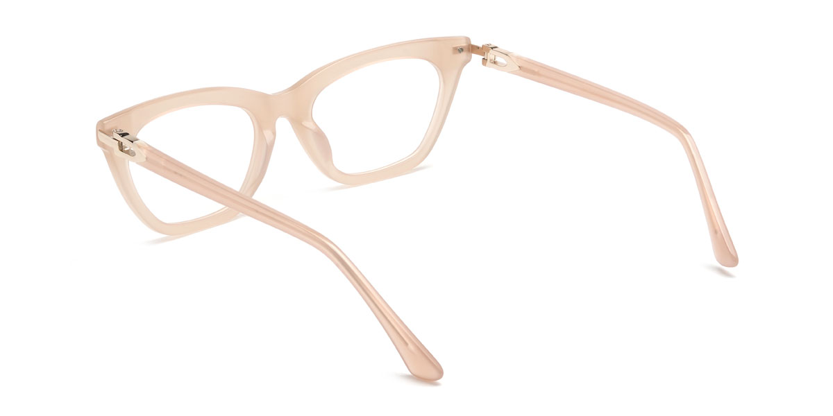 Nude Pink Margot Brille - Cat Eye Glasses