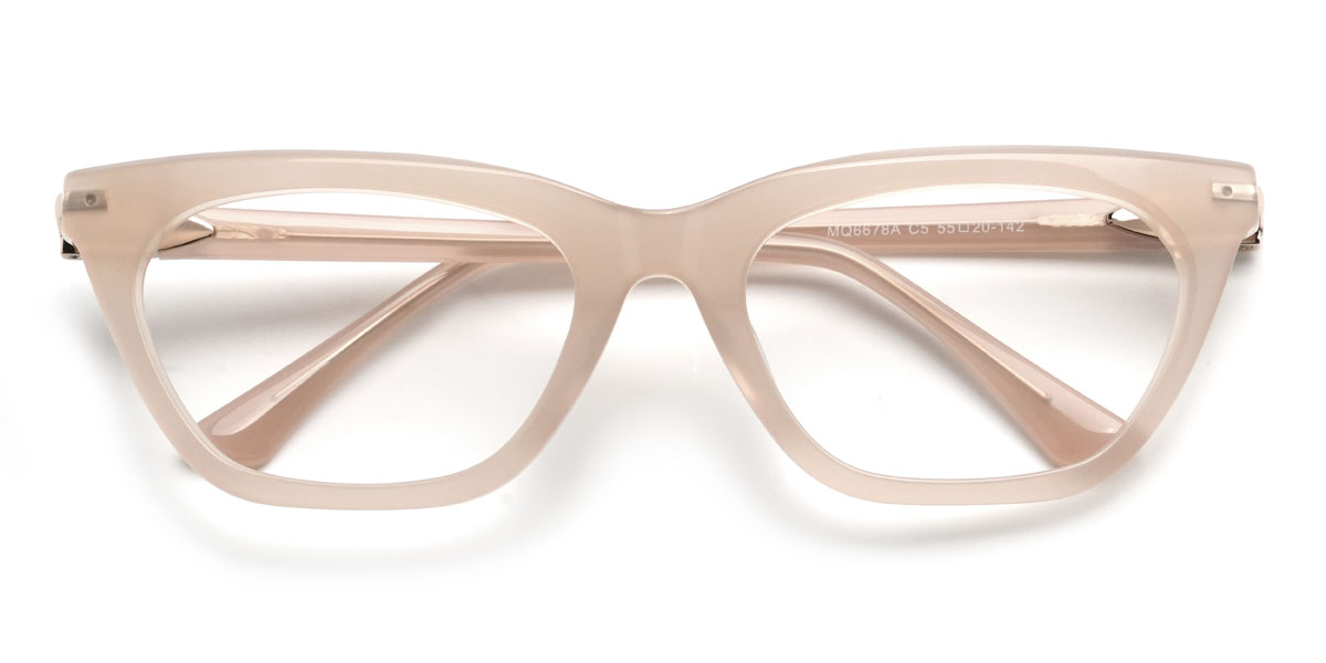 Nude Pink Margot Brille - Cat Eye Glasses