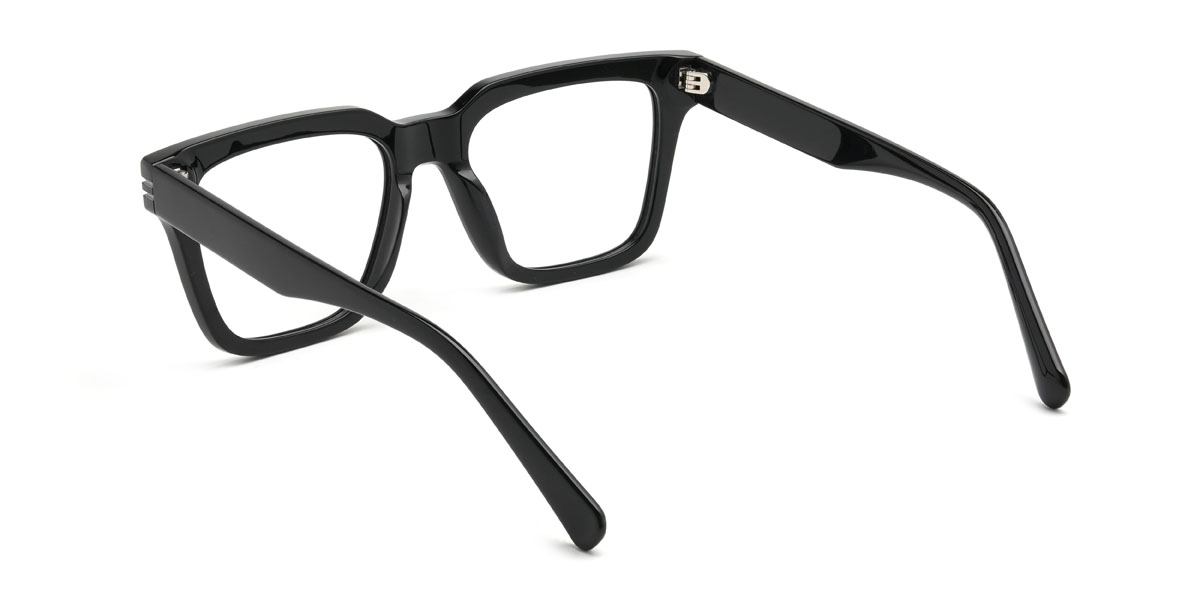 Schwarz Johnathan Brille - Rectangle Glasses