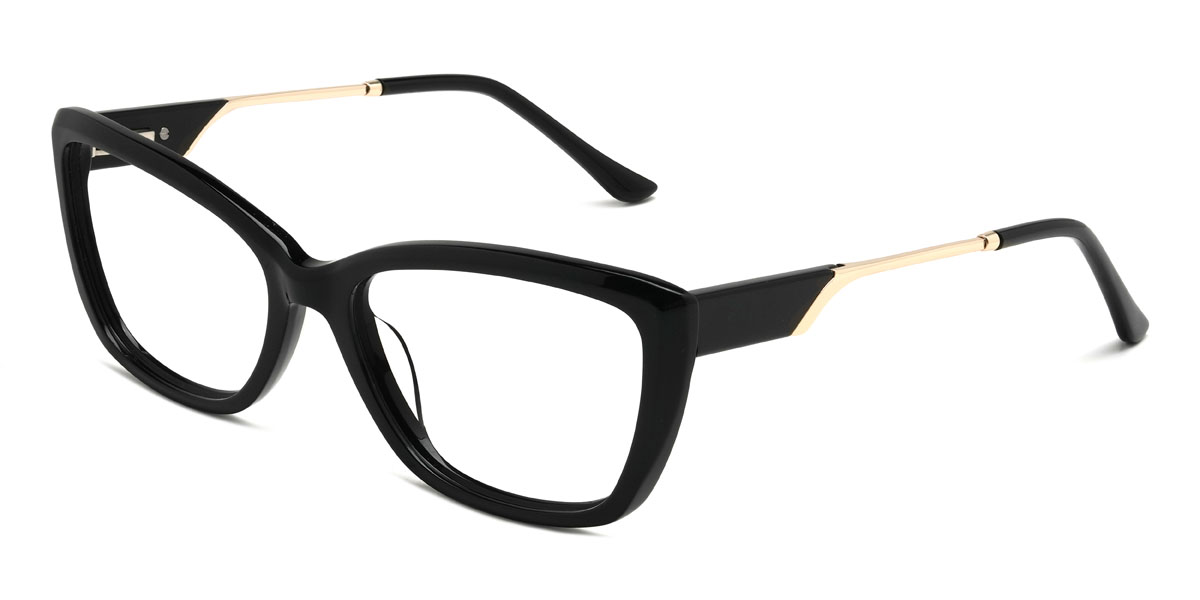 Schwarz Blessin Brille - Rectangle Glasses