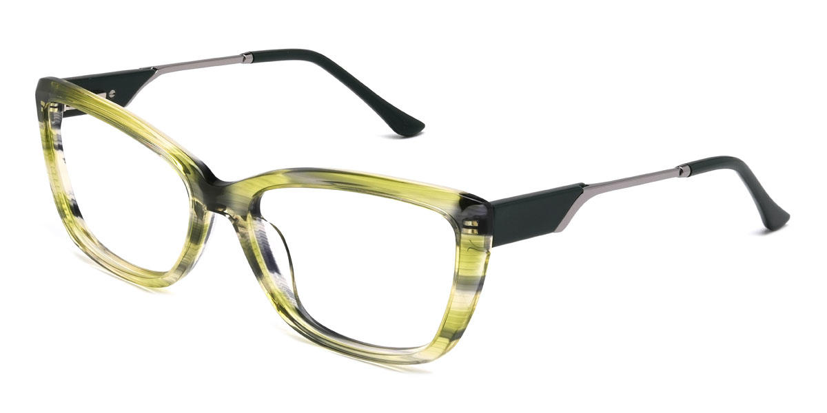 Pear Green Blessin Glasses - Rectangle Glasses