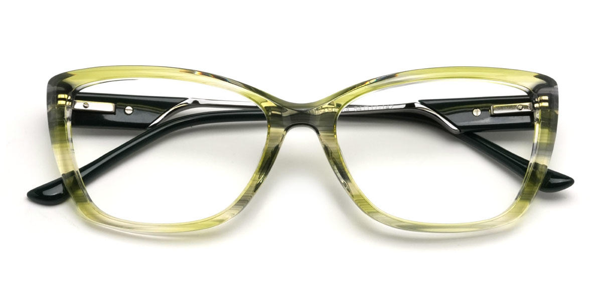 Pear Green Blessin Glasses - Rectangle Glasses