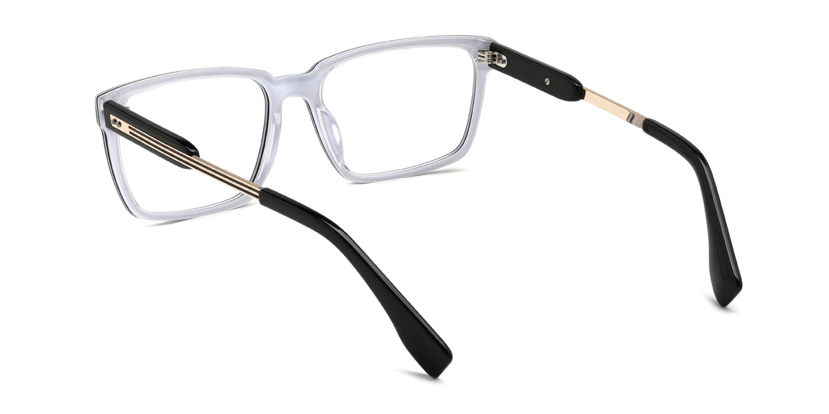 Fekete átlátszó Esteban Szemüveg - Rectangle Glasses