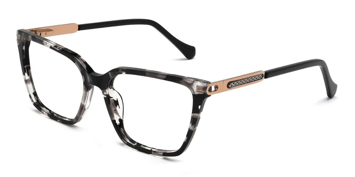 Fekete teknősbéka Gustavo Szemüveg - Rectangle Glasses